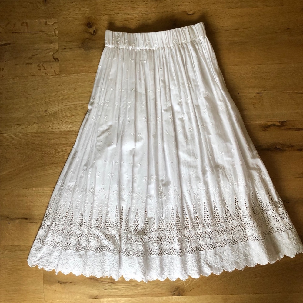 Ulla Johnson Cotten Eyelet Skirt Size 8
